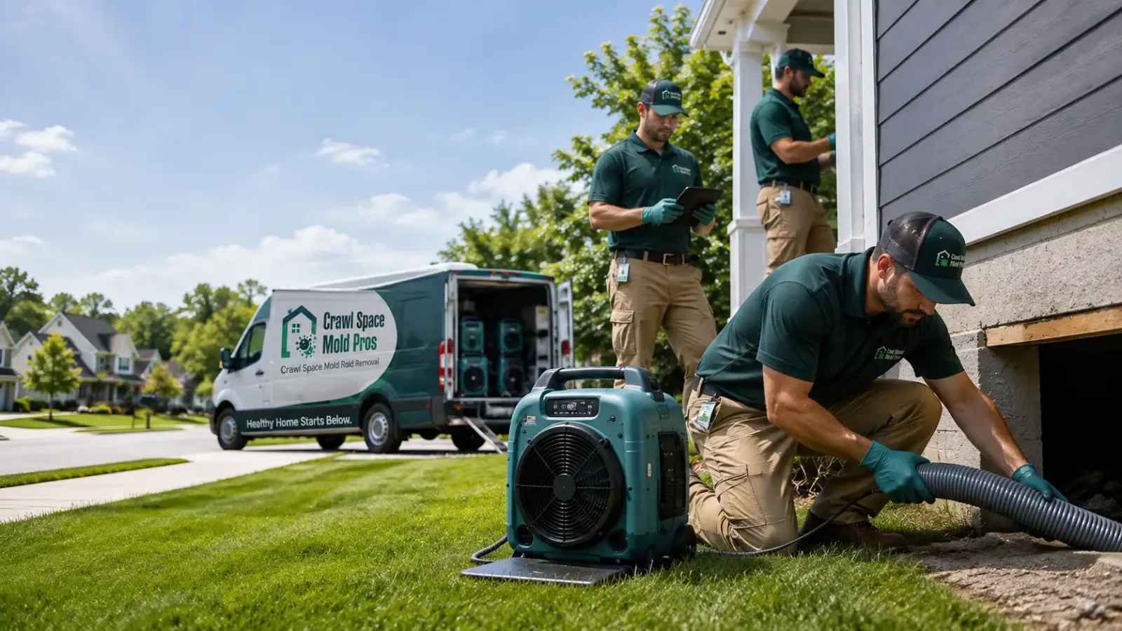 Crawl Space Mold Removal in Gully, MN
